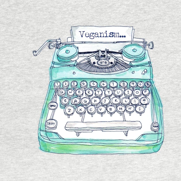 Retro Vegan Shirt by KindWanderer